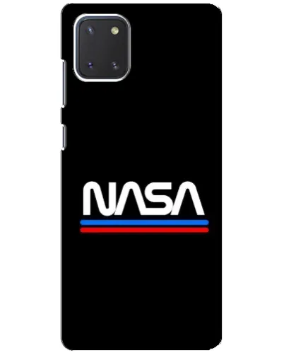 Чехол для Samsung Galaxy Note 10 Lite с картинкой «NASA — классика Red Blue» Чехол для Samsung Galaxy Note 10 Lite с картинкой «NASA — классика Red Blue»