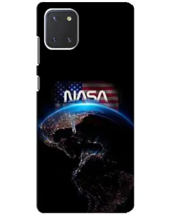 Чехол для Samsung Galaxy Note 10 Lite с картинкой «Земля из космоса NASA»