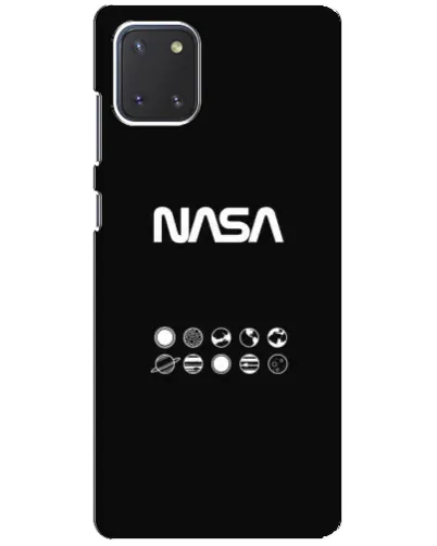 Чехол для Samsung Galaxy Note 10 Lite с картинкой «NASA — технический принт» Чехол для Samsung Galaxy Note 10 Lite с картинкой «NASA — технический принт»