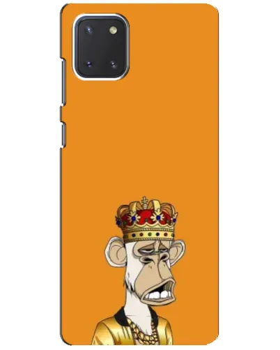 Чехол для Samsung Galaxy Note 10 Lite с картинкой «Золотая обезьяна Bored Ape» Чехол для Samsung Galaxy Note 10 Lite с картинкой «Золотая обезьяна Bored Ape»
