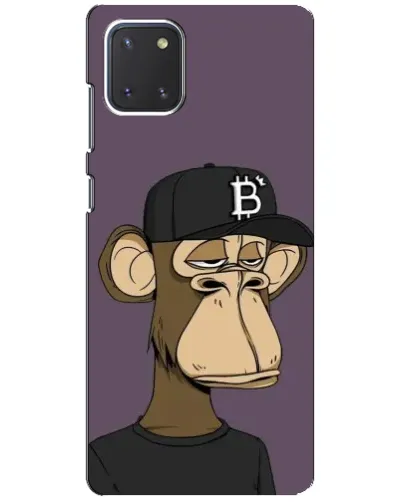 Чехол для Samsung Galaxy Note 10 Lite с картинкой «Bored Ape в кепке» Чехол для Samsung Galaxy Note 10 Lite с картинкой «Bored Ape в кепке»