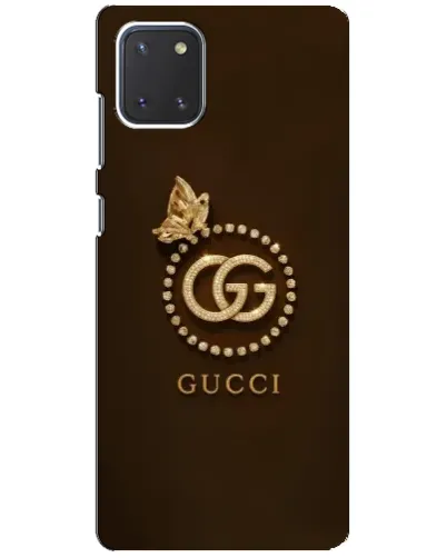 Чехол для Samsung Galaxy Note 10 Lite с картинкой «Gucci — золотая бабочка»