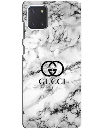 Чехол для Samsung Galaxy Note 10 Lite с картинкой «Gucci — мраморный шик»