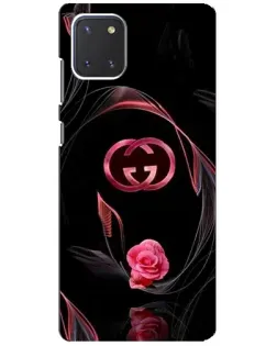 Чехол для Samsung Galaxy Note 10 Lite с картинкой «Gucci — неоновая роза»