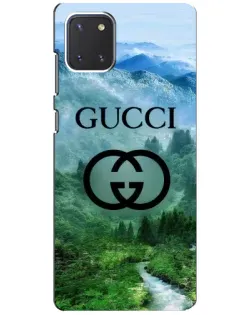 Чехол для Samsung Galaxy Note 10 Lite с картинкой «Gucci — горный пейзаж»