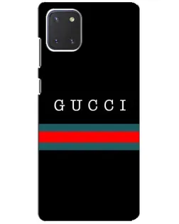 Чехол для Samsung Galaxy Note 10 Lite с картинкой «Gucci — красный пояс»