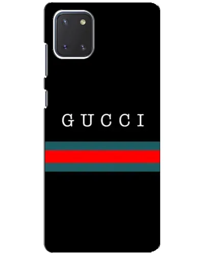 Чехол для Samsung Galaxy Note 10 Lite с картинкой «Gucci — красный пояс»
