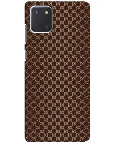 Чехол для Samsung Galaxy Note 10 Lite с картинкой «Gucci — шоколадная сетка» Чехол для Samsung Galaxy Note 10 Lite с картинкой «Gucci — шоколадная сетка»