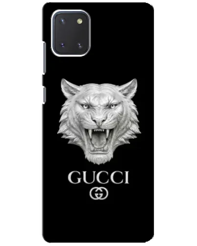 Чехол для Samsung Galaxy Note 10 Lite с картинкой «Gucci — серебряный лев» Чехол для Samsung Galaxy Note 10 Lite с картинкой «Gucci — серебряный лев»