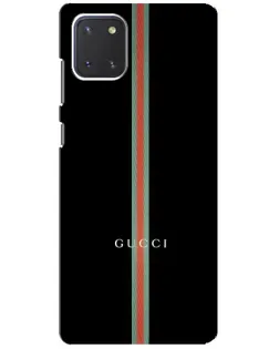 Чехол для Samsung Galaxy Note 10 Lite с картинкой «Gucci — строгая линия»