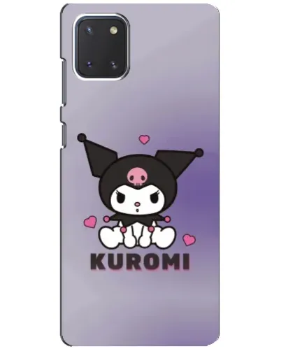 Чехол для Samsung Galaxy Note 10 Lite с картинкой «Kuromi — фиолетовый арт»