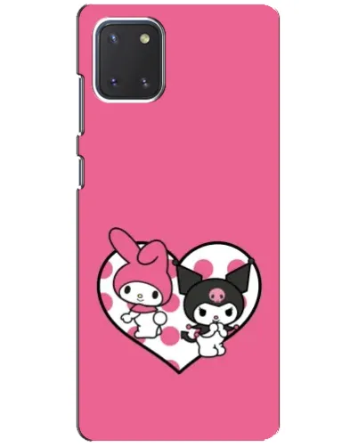 Чехол для Samsung Galaxy Note 10 Lite с картинкой «Kuromi и My Melody»