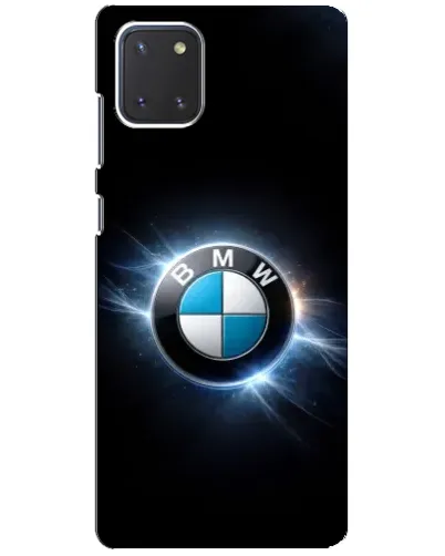 Чохол для Samsung Galaxy Note 10 Lite з картинкою «BMW — неонове сяйво»