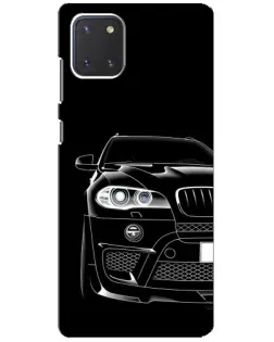 Чохол для Samsung Galaxy Note 10 Lite з картинкою «Темний силует BMW»