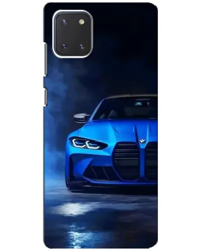 Чохол для Samsung Galaxy Note 10 Lite з картинкою «Блакитна BMW M4»