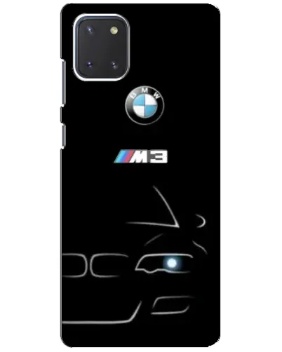 Чохол для Samsung Galaxy Note 10 Lite з картинкою «Мінімалістичний принт BMW M3»
