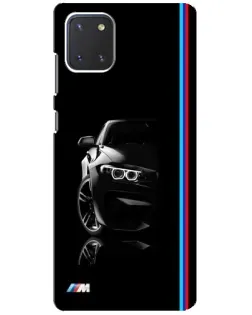 Чохол для Samsung Galaxy Note 10 Lite з картинкою «Силует BMW в темряві»