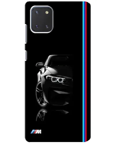 Чохол для Samsung Galaxy Note 10 Lite з картинкою «Силует BMW в темряві»