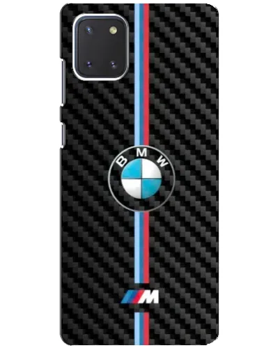 Чохол для Samsung Galaxy Note 10 Lite з картинкою «Емблема BMW та карбон»