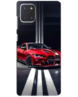 Чохол для Samsung Galaxy Note 10 Lite з картинкою «Червона BMW на дорозі»