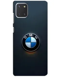 Чохол для Samsung Galaxy Note 10 Lite з картинкою «Логотип BMW — мінімалізм»