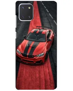 Чохол для Samsung Galaxy Note 10 Lite з картинкою «BMW на червоній доріжці»