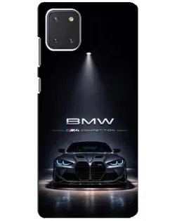 Чохол для Samsung Galaxy Note 10 Lite з картинкою «BMW крізь нічне місто»