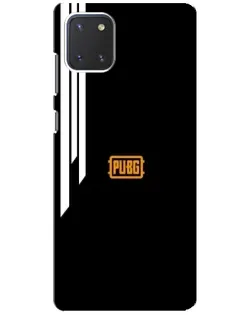 Чехол для Samsung Galaxy Note 10 Lite с картинкой «PUBG — вертикальные линии» Чехол для Samsung Galaxy Note 10 Lite с картинкой «PUBG — вертикальные линии»