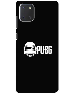 Чехол для Samsung Galaxy Note 10 Lite с картинкой «PUBG — классический лого»