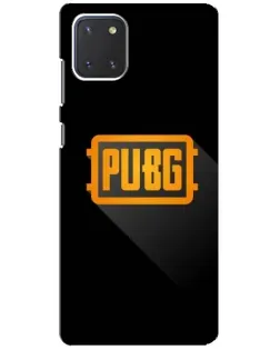 Чехол для Samsung Galaxy Note 10 Lite с картинкой «PUBG — рамка лого»