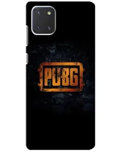 Чехол для Samsung Galaxy Note 10 Lite с картинкой «PUBG — золотой логотип»