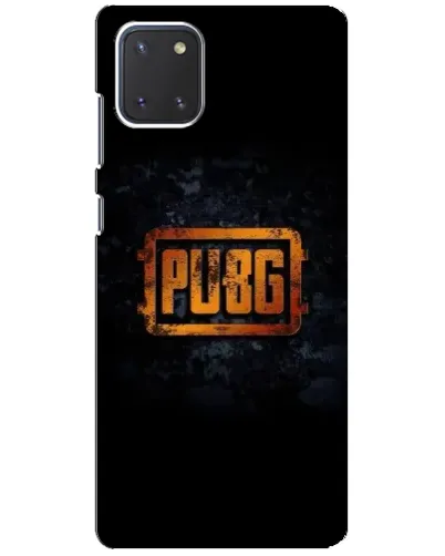 Чехол для Samsung Galaxy Note 10 Lite с картинкой «PUBG — золотой логотип»