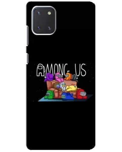Чехол для Samsung Galaxy Note 10 Lite с картинкой «Логотип Among Us» Чехол для Samsung Galaxy Note 10 Lite с картинкой «Логотип Among Us»
