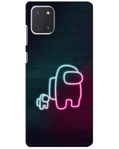 Чехол для Samsung Galaxy Note 10 Lite с картинкой «Among Us неон-арт» Чехол для Samsung Galaxy Note 10 Lite с картинкой «Among Us неон-арт»