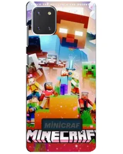 Чехол для Samsung Galaxy Note 10 Lite с картинкой «Minecraft герои игры» Чехол для Samsung Galaxy Note 10 Lite с картинкой «Minecraft герои игры»