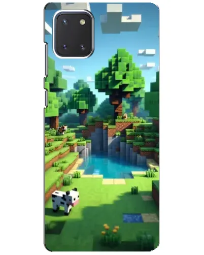 Чехол для Samsung Galaxy Note 10 Lite с картинкой «Minecraft летний день»