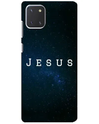 Чехол для Samsung Galaxy Note 10 Lite с картинкой «Звездное небо Jesus» Чехол для Samsung Galaxy Note 10 Lite с картинкой «Звездное небо Jesus»