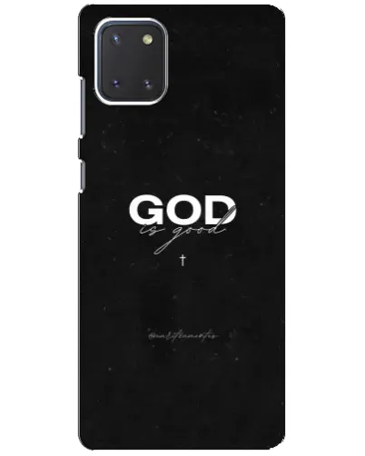 Чехол для Samsung Galaxy Note 10 Lite с картинкой «GOD — Бог над всем» Чехол для Samsung Galaxy Note 10 Lite с картинкой «GOD — Бог над всем»