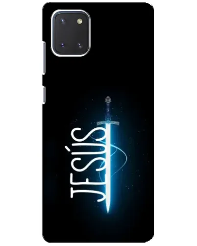 Чехол для Samsung Galaxy Note 10 Lite с картинкой «Меч Духа Jesus» Чехол для Samsung Galaxy Note 10 Lite с картинкой «Меч Духа Jesus»