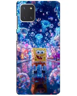 Чехол для Samsung Galaxy Note 10 Lite с картинкой «Неоновый океан»