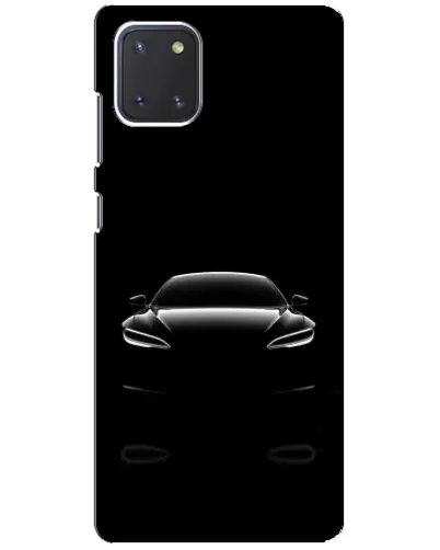 Чохол для Samsung Galaxy Note 10 Lite з картинкою «Силует Tesla Night»