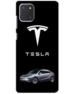 Чохол для Samsung Galaxy Note 10 Lite з картинкою «Tesla Model Y»