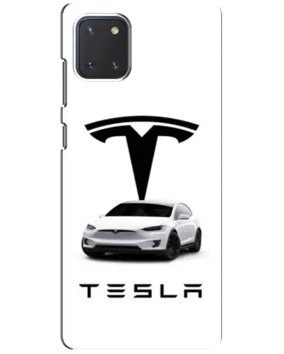 Чохол для Samsung Galaxy Note 10 Lite з картинкою «Tesla White Style»