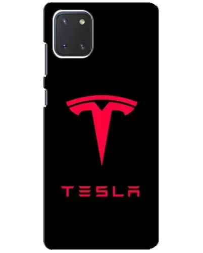 Чохол для Samsung Galaxy Note 10 Lite з картинкою «Tesla Red Logo»