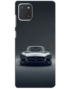 Чохол для Samsung Galaxy Note 10 Lite з картинкою «Mercedes на чорному»