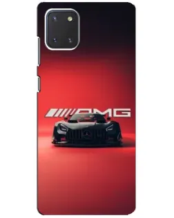 Чохол для Samsung Galaxy Note 10 Lite з картинкою «Mercedes AMG — червона лінія»