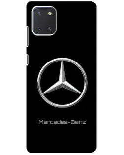 Чохол для Samsung Galaxy Note 10 Lite з картинкою «Mercedes Silver Logo»