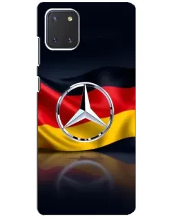 Чохол для Samsung Galaxy Note 10 Lite з картинкою «Mercedes — прапор Німеччини»