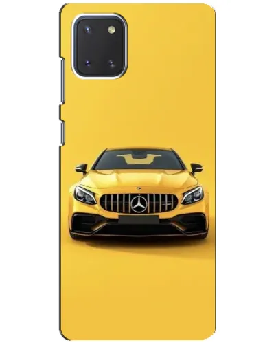 Чохол для Samsung Galaxy Note 10 Lite з картинкою «Жовтий Mercedes GT»