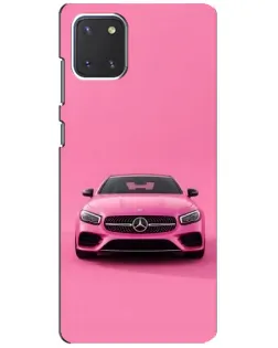 Чохол для Samsung Galaxy Note 10 Lite з картинкою «Рожевий Mercedes AMG»